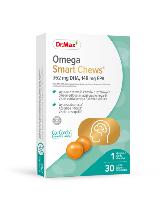 Dr. Max Omega Smart Chews, 30 jeleuri