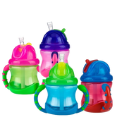 Pahar cu pai Vari Flo Flip It +12 luni, 240ml, Nuby