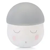 Lampa de veghe Babymoov Squeezy, Autonomie 200 ore, Timer 30 minute (Alb/Gri)