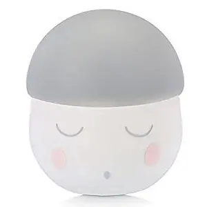 Lampa de veghe Babymoov Squeezy, Autonomie 200 ore, Timer 30 minute (Alb/Gri)