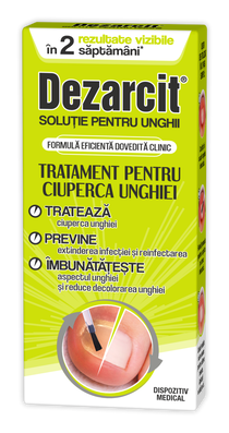 Solutie pentru tratament ciuperca unghiei, 5ml, Dezarcit