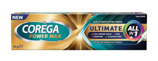 Crema adeziva pentru proteza dentara Power Max Ultimate All In One 40g, Corega