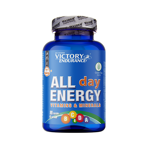 Complex de multivitamine si minerale capsule All Day Energy, 90 capsule, Weider