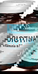 Vitamina B7 Biotina 900mcg, 100 comprimate, Vitaking