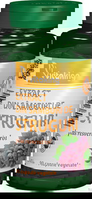 Extract din samburi de struguri cu resveratrol, 90 capsule vegetale, Vitaking