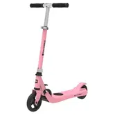 Trotineta electrica Fun Wheels R, Viteza maxima 12 Km/h, Autonomie 6Km, Motor 100W, IP54, roti 5.5" (Roz)