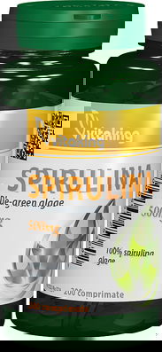 Spirulina 500mg, 200 comprimate, Vitaking
