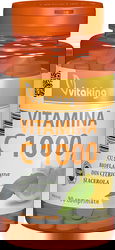 Vitamina C 1000mg cu bioflavonoide, acerola si macese, 90 comprimate, Vitaking
