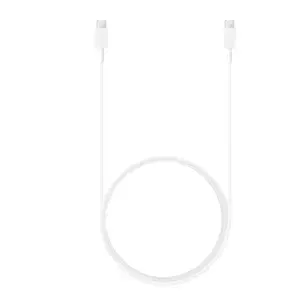 Cablu date Samsung EP-DX310JWEGEU, USB Type-C la USB Type-C, 1.8m, 3A (Alb)