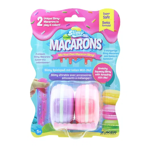 Set 2 slime-uri parfumate Macarons, Slimy