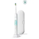 Periuta de dinti electrica Philips Sonicare ProtectiveClean 5100 HX6857/28, 62000 Miscari, Toc transport (Alb)
