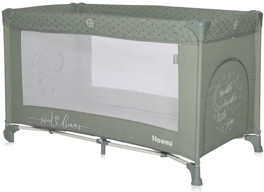 Patut pliabil Lorelli Noemi, 1 nivel, Iceberg Green Star