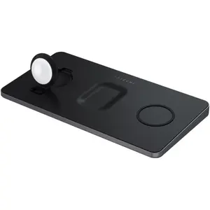 Incarcator wireless Satechi Trio Charging Pad (Negru)