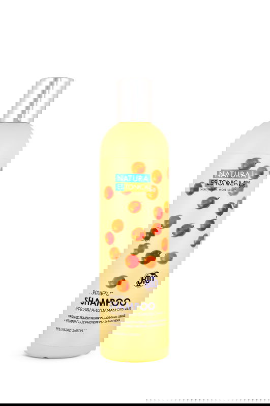 Sampon cu vitamina C + ulei de catina si portocale Power-C, 400ml, Natura Estonica