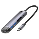 Hub Mcdodo 6in1 USB-C, HDMI, 4K, pentru Macbook M1