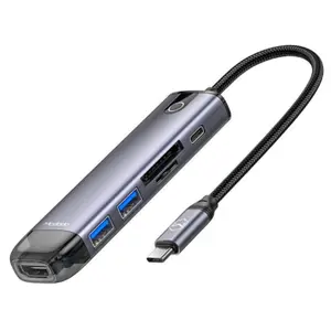 Hub Mcdodo 6in1 USB-C, HDMI, 4K, pentru Macbook M1