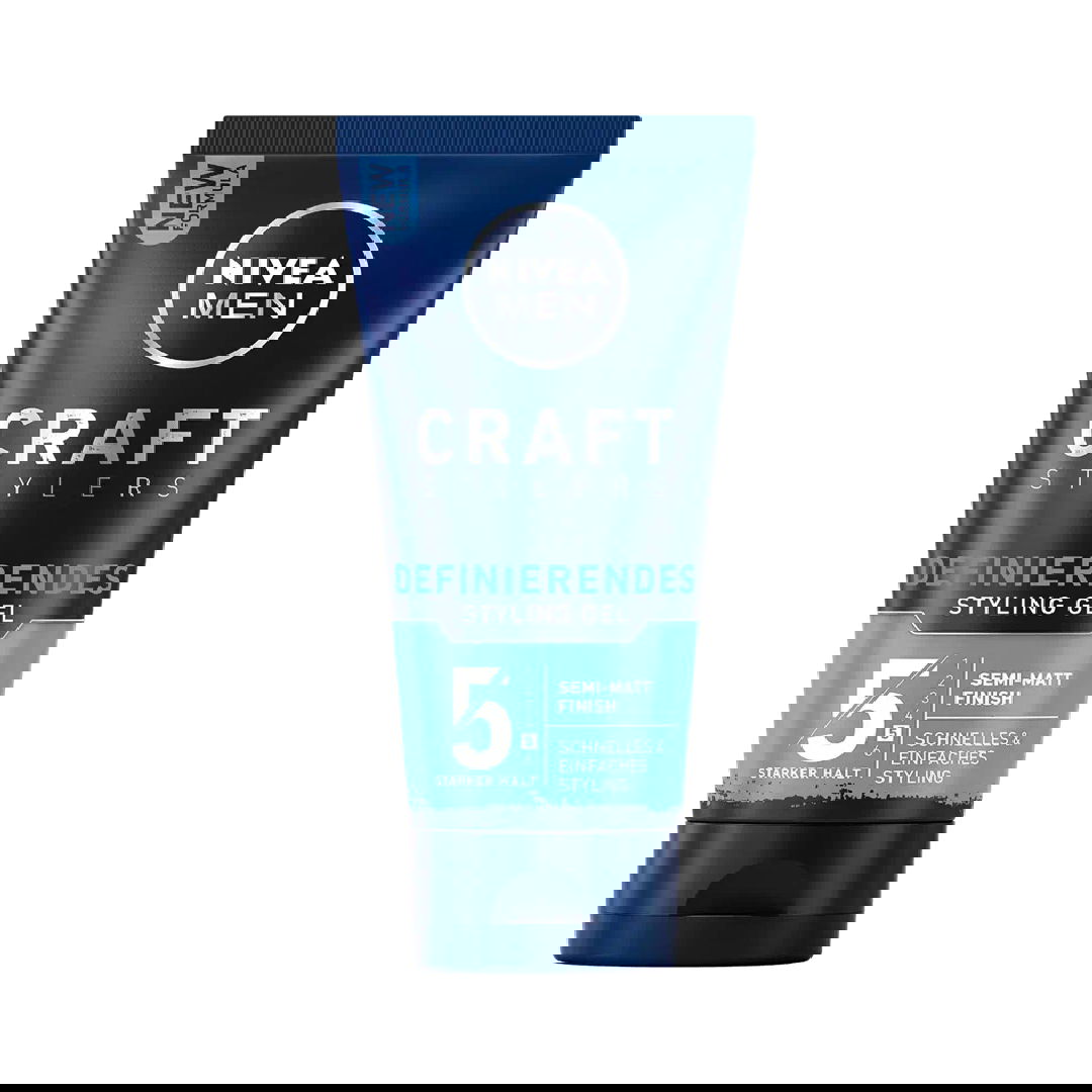 Gel de par pentru barbati cu aspect semi-mat Defining, 150ml, Nivea