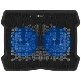 Cooler laptop Tellur Basic, 15.6", 2 ventilatoare, Negru