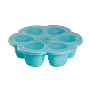 Recipient ermetic silicon multiportii, Beaba Blue