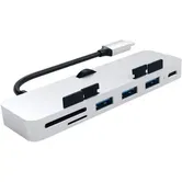Docking station Satechi Aluminum TYPE-C CLAMP PRO, Silver