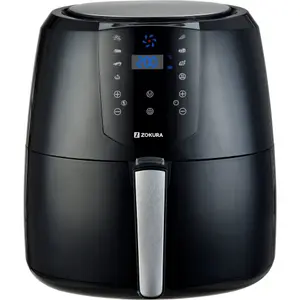 Friteuza cu aer cald Zokura Z1232, 1800W, 5.2 L, 1800 W, Negru