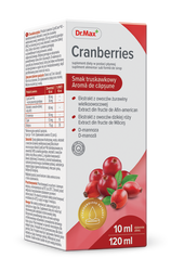 Dr. Max Sirop cranberries, 120ml