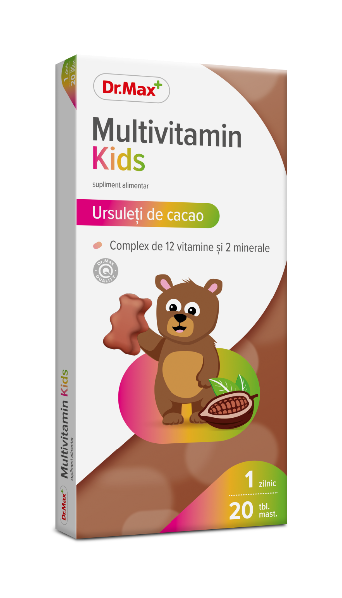 Dr. Max Multivitamin Kids, 20 tablete masticabile