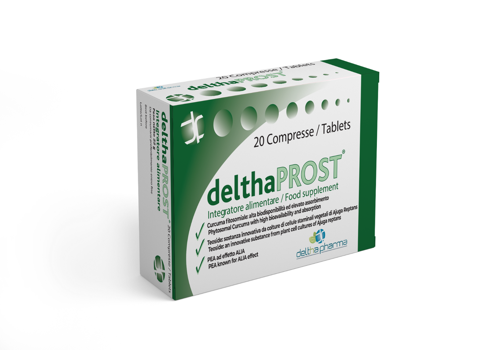 Delthaprost pentru prostata, 20 tablete, Novo Pharma