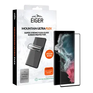 Folie Eiger Mountain Ultraflex 3D compatibila cu Samsung Galaxy S22 Ultra, Clear