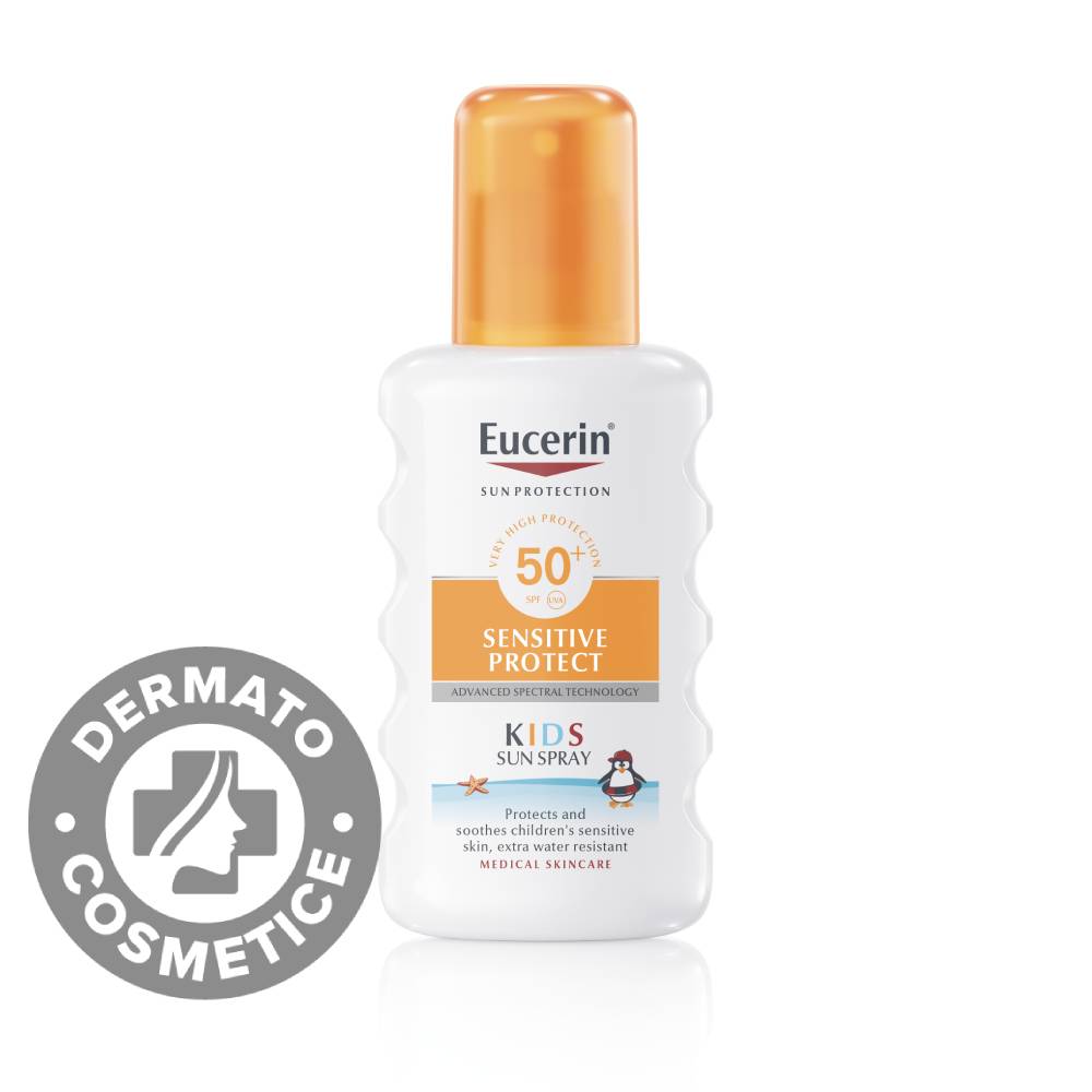 Spray de corp pentru copii Sensitive Protect SPF50+, 200ml, Eucerin