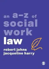 An A-Z of Social Work Law, Paperback - Jacqueline Harry