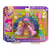 Set 2 papusi cu haine si accesorii, Polly Pocket, HKV96
