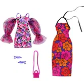 Set de haine si accesorii pentru papusi, Barbie, HJT35