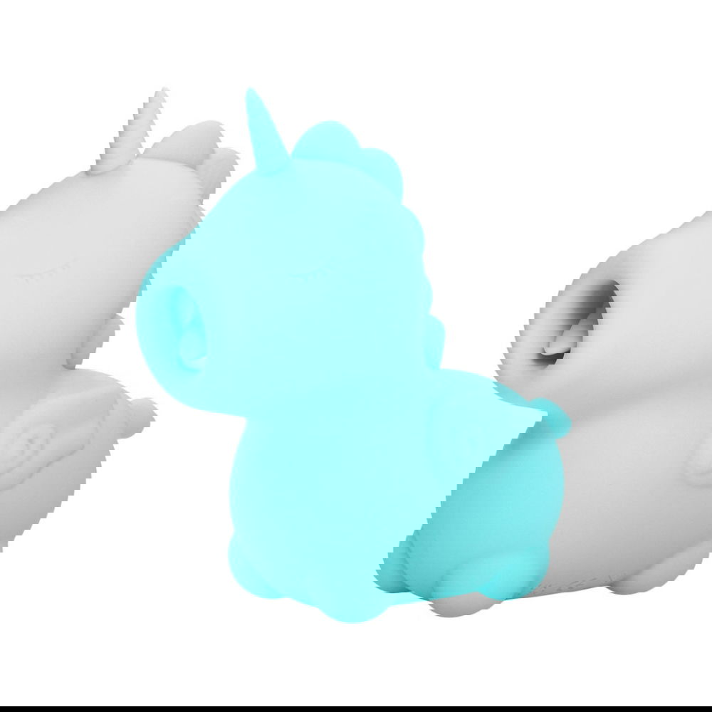 Vibrator clitoridian in forma de unicorn albastru, 1 bucata, Unihorn