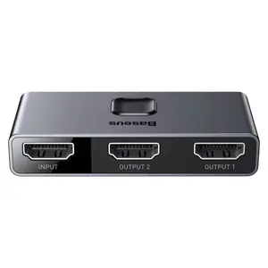 Switch video Baseus Matrix CAHUB-BC0G, HDMI bidirectional - 2x HDMI 4K / 30 Hz (Gri)