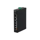 Switch Dahua PFS3106-4ET-60-V2, PoE Industrial 4 porturi, 1x Gigabit, 1x SFP, 60W