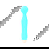 Mini vibrator cu 7 moduri de vibratie turcoaz, 1 bucata, Cuties