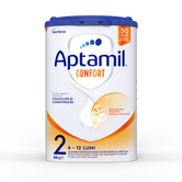 Lapte praf Confort 2, 6-12 luni, 800g, Aptamil