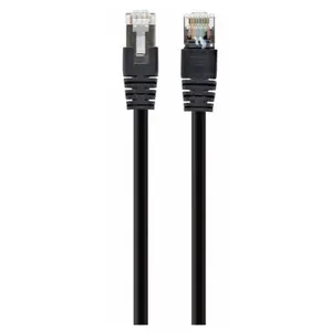 Cablu S/FTP GEMBIRD Cat6a, LSZH, cupru, 3 m, negru, AWG27, dublu ecranat PP6A-LSZHCU-BK-3M