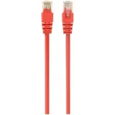 Cablu UTP GEMBIRD Cat6, cupru-aluminiu, 1 m, rosu, AWG26, PP6U-1M/R