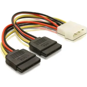 Adaptor alimentare Gembird CC-SATA-PSY-0.3M, Molex - 2 x SATA