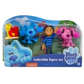 Set 4 figurine, Blues Clues and You, Blue, Magenta, Josh si Shovel and Pail