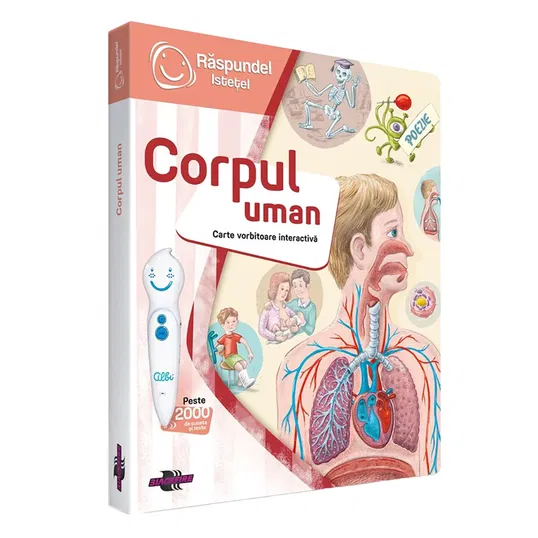 Carte interactiva, Raspundel Istetel, Corpul uman