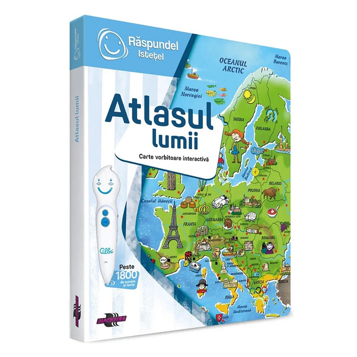 Carte interactiva, Raspundel Istetel, Atlasul Lumii