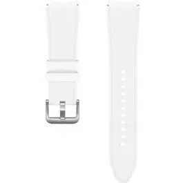 Curea de schimb Samsung Ridge Sport ET-SFR89LWEGEU pentru Samsung Galaxy Watch 4/ 4 Classic, M/L (Alb)