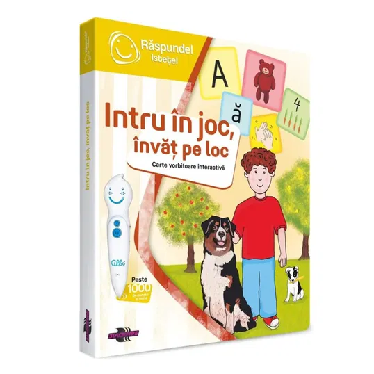 Carte interactiva, Raspundel Istetel, Intru in joc, invat pe loc