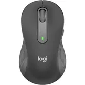 Mouse Wireless Logitech Signature M650 L Left, Bluetooth/USB, recomandat pentru mana stanga (Gri)