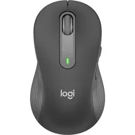 Mouse Wireless Logitech Signature M650 L Left, Bluetooth/USB, recomandat pentru mana stanga (Gri)