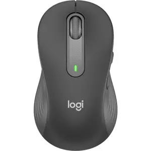 Mouse Wireless Logitech Signature M650 L Left, Bluetooth/USB, recomandat pentru mana stanga (Gri)
