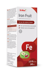 Dr. Max Sirop Iron Fruit, 245ml